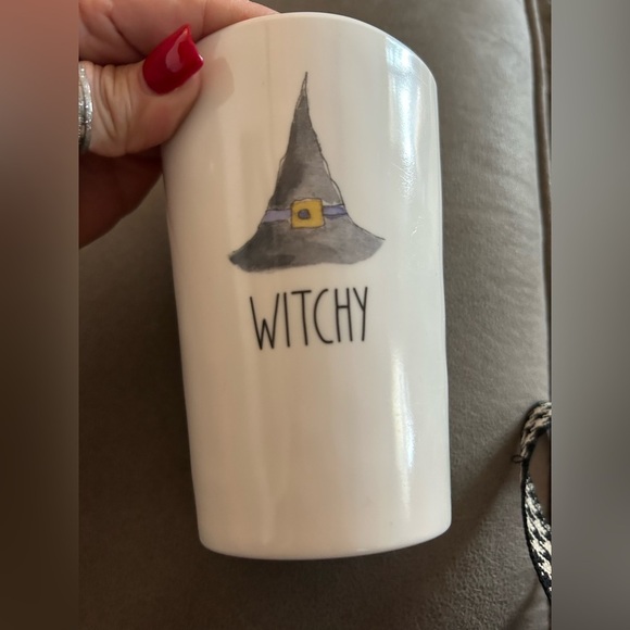 Clearance Rae Dunn Halloween 3 Melamine Tumblers Cat Witchy Hat Pumpkin - Picture 4 of 6